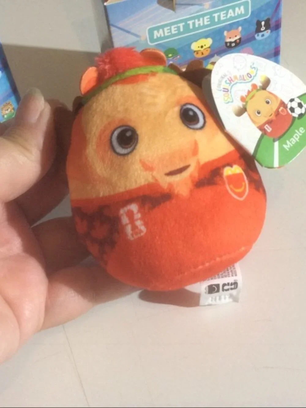 2 FIFA World Cup Soccer Squishmallows McDonald’s Happy Meal Winnie Bennie Plush
